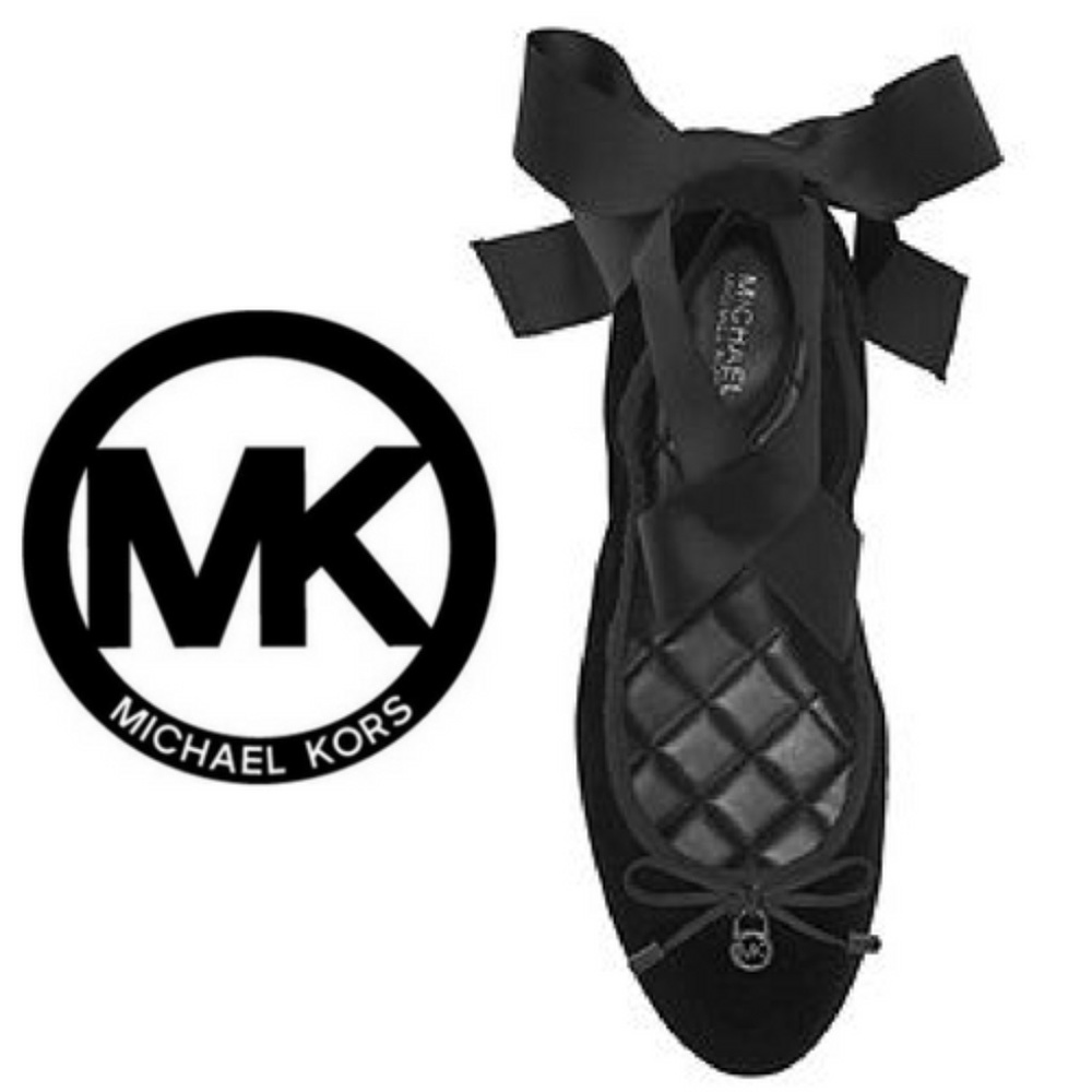 MICHAEL Michael Kors Myles Velvet Ballet Flats - Picture 1 of 8